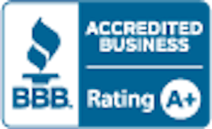 Janitorial services BBB A+ rating logo new window to membership page