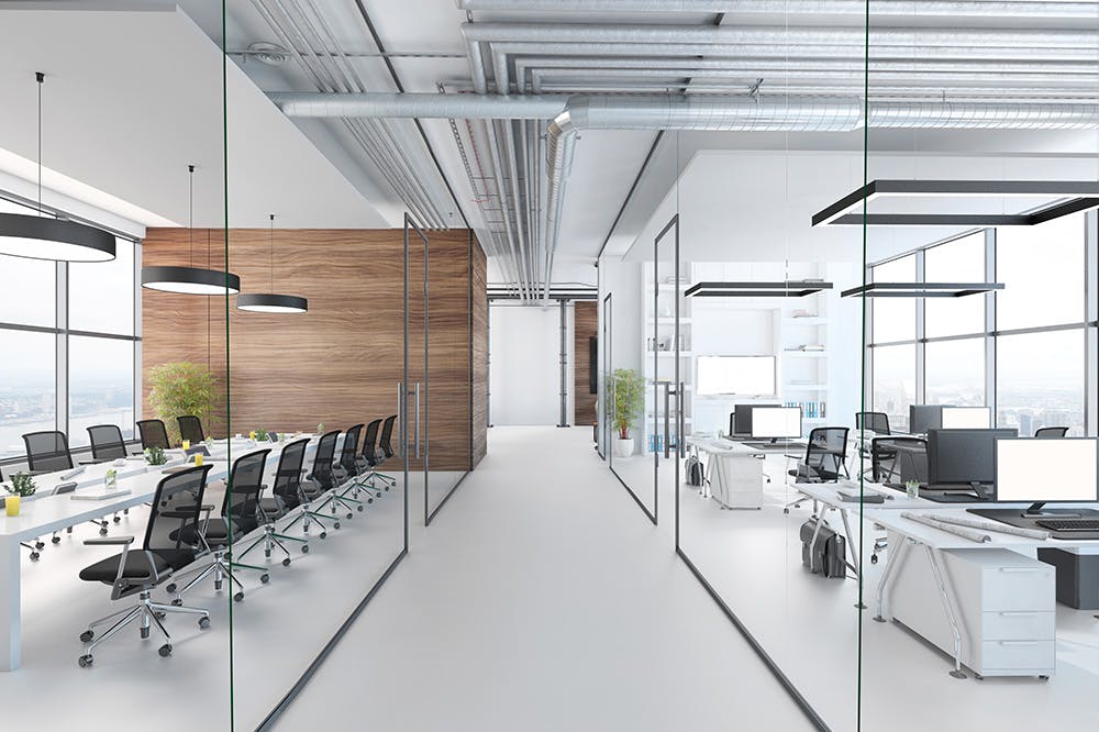Clean Modern Office